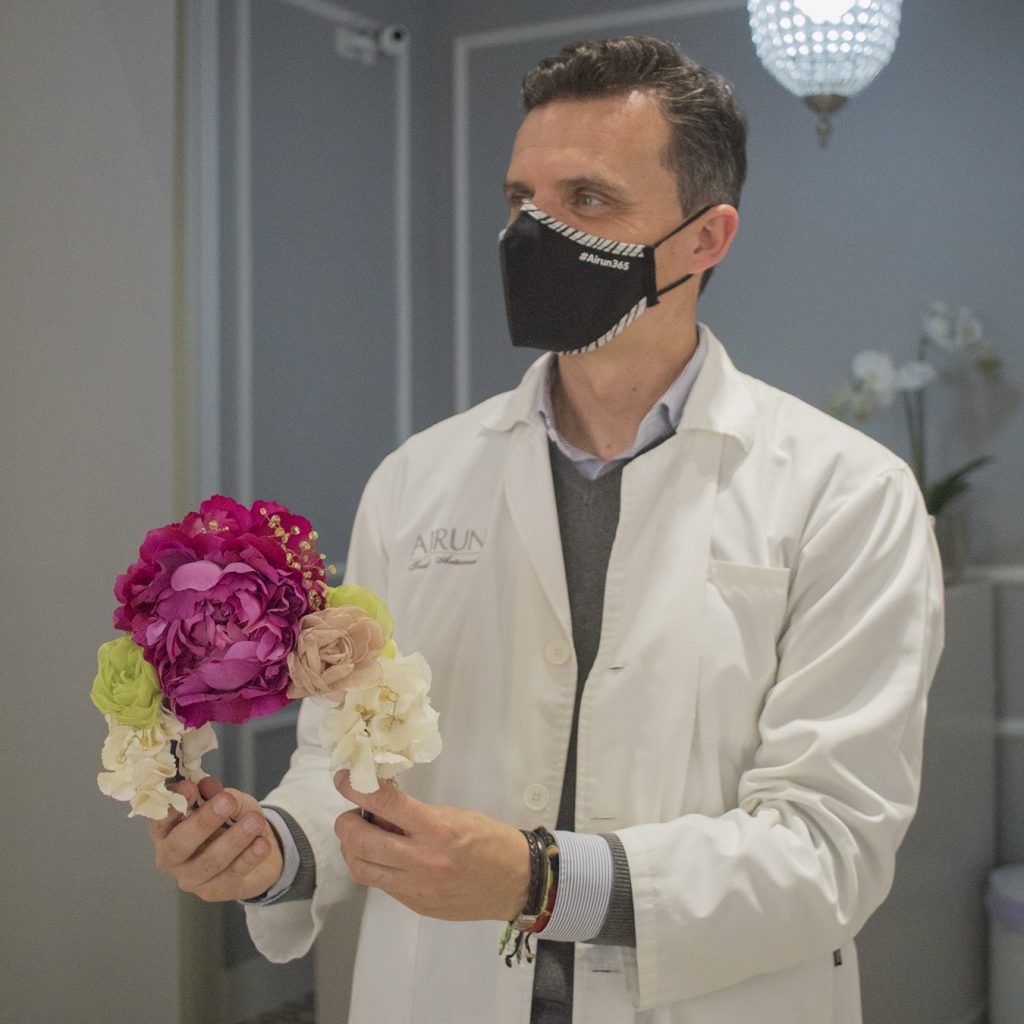 Fran porta una de las coronas de la Bridal Fashion Week 2017